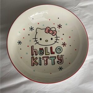 New 2022 Sanrio Hello Kitty Christmas/Winter Pasta Salad Dinner Bowl Dish
